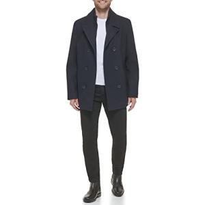 Kenneth Cole Men's Wool Top, Pea Coat Charcoal