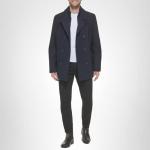 Kenneth Cole Men's Wool Top, Pea Coat Charcoal