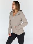 Trendy Oversized Fleece Zip Up Hoodie for Women