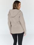 Trendy Oversized Fleece Zip Up Hoodie for Women