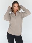 Trendy Oversized Fleece Zip Up Hoodie for Women