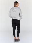 Trendy Grey Hoodies for Women - Cropped Zip Up