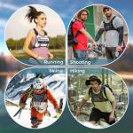 Men's Lightweight Water-Resistant Running Chest Bag