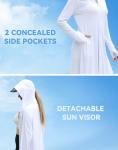 Women's Lightweight Long Sleeve Sun Protection Cover-Up