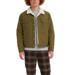 Levi's Men's Dark Olive Sherpa Trucker Jacket
