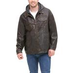 Levi's Men's Hooded Faux Leather Trucker Jacket