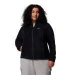 Columbia Womens Benton Springs Full Zip Fleece, Black, X-Large