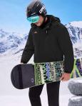 Men's Waterproof Ski Jacket with Hood