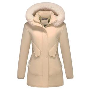 Women's Waterproof Winter Puffer Jacket with Hood