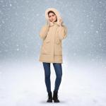 Women's Waterproof Winter Puffer Jacket with Hood