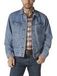Wrangler Men's Vintage Indigo Denim Jacket - Large
