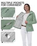 Women's Lightweight Waterproof Softshell Jacket with Hood