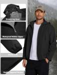 COOFANDY Men's Lightweight Waterproof Rain Jacket
