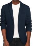 Men's Navy Lightweight Knit Blazer Jacket