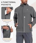 Men's UPF 50+ Sun Protection Hiking Hoodie XXL