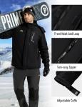 Men’s Waterproof Fleece Winter Jacket with Hood