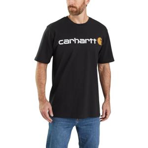 Carhartt Men's Heavyweight Short-Sleeve Logo Tee