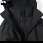 Calvin Klein Men's Windproof Hooded Coat - Black, Large