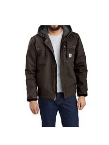 Carhartt Men's Dark Brown Utility Jacket - Big & Tall