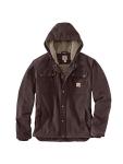 Carhartt Men's Dark Brown Utility Jacket - Big & Tall