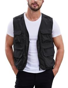 Lightweight Men's Fishing Vest with Pockets