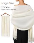 FURTALK Womens Pashmina Shawl Wraps Cashmere Feel Winter Scarf Soft Warm Blanket