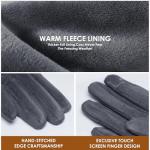 Dsane Womens Gloves Winter Touch Screen Texting Phone Windproof Gloves for Women Fleece Lined Thick Warm Gloves X-Large