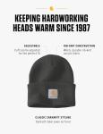 Carhartt Men's Black Knit Cuffed Beanie