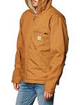 Carhartt Men's Brown Sherpa-Lined Utility Jacket