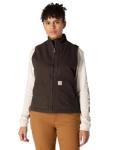 Carhartt Sherpa Lined Mock Neck Vest - Dark Brown