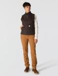 Carhartt Sherpa Lined Mock Neck Vest - Dark Brown