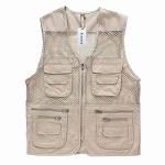 Unisex Mesh Breathable Fishing Vest with Pockets
