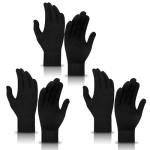 MENOLY 3 Pairs Winter Magic Gloves for Adult Men Women Knit Gloves Warm Stretchy Knit Gloves One Size Fits Men Women Teens