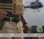 BULLIANT Tactical Belt for Men, Men Stretch Nylon Web Gift Belt 1.5"-Hiking Rigger Military Work-Quick Release(Black,34"-38" Waist Adjustable)