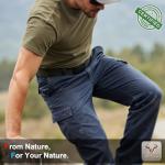 BULLIANT Tactical Belt for Men, Men Stretch Nylon Web Gift Belt 1.5"-Hiking Rigger Military Work-Quick Release(Black,34"-38" Waist Adjustable)