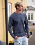 COOFANDY Men's Dark Grey Ribbed Knit Pullover