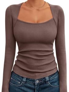 LILLUSORY Women's Fall Knit Pullover Sweater