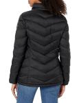 Calvin Klein Women's Light-weight Hooded Puffer Jacket, Ebony, X-Small