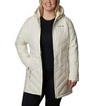 Columbia Women's Heavenly Long Hooded Jacket, Chalk, Medium