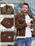 Men's Corduroy Sherpa Winter Jacket