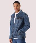 Men's Lightweight Vintage Distressed Denim Jacket