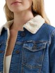 Wrangler Women's Denim Sherpa Lined Jacket
