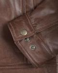 Blingsoul Real Lambskin Brown Leather Jacket for Men | [1100374] Wick, L