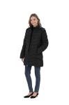 CorBuyit Women's Waterproof Winter Puffer Jacket, Black
