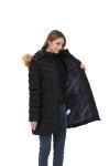 CorBuyit Women's Waterproof Winter Puffer Jacket, Black