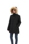 CorBuyit Women's Waterproof Winter Puffer Jacket, Black