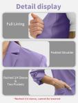 Petite Purple Slim Fit Women’s Blazer Jacket