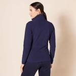 Women's Polar Fleece Full-Zip Jacket, Navy 3X