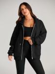 Trendy Oversized Hoodie Jacket for Girls