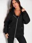 Trendy Oversized Hoodie Jacket for Girls